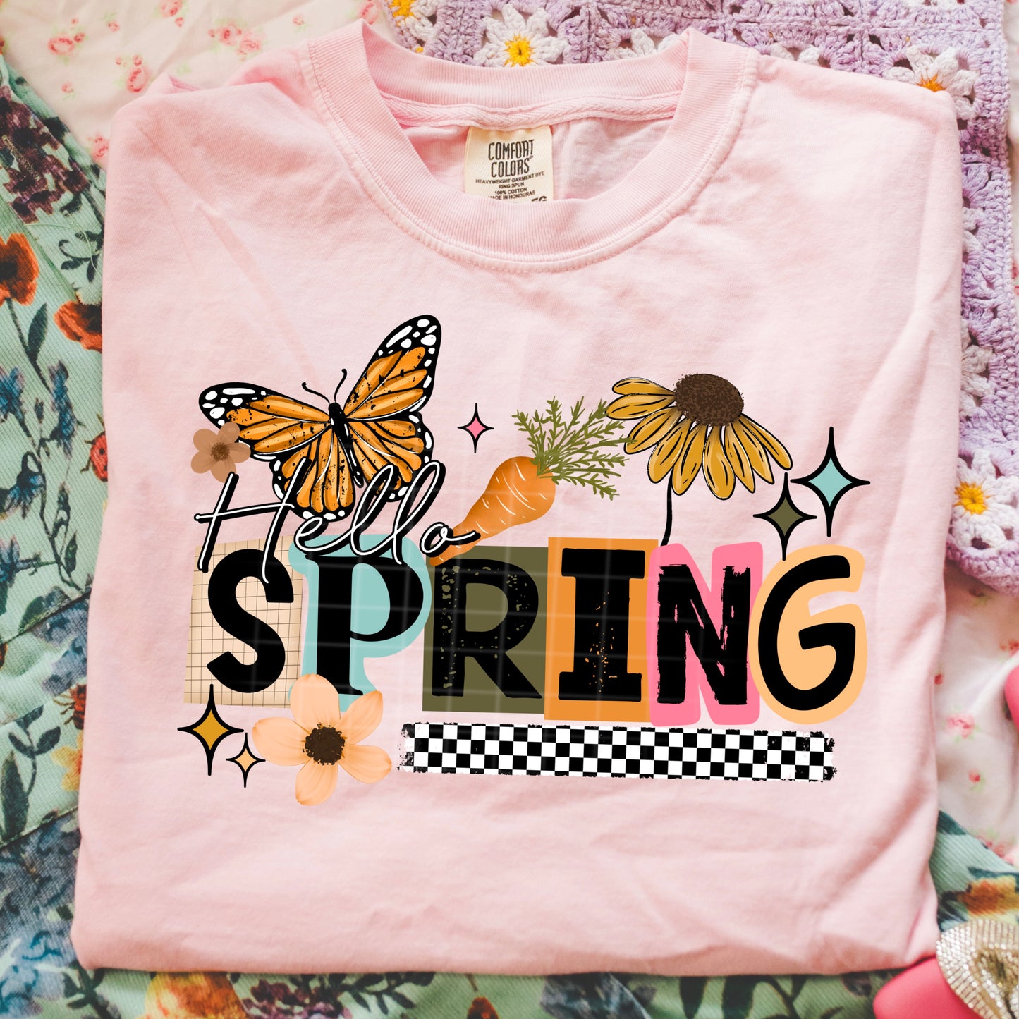 Hello Spring-Ready to Press Transfer