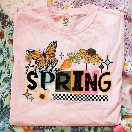 Hello Spring-Ready to Press Transfer