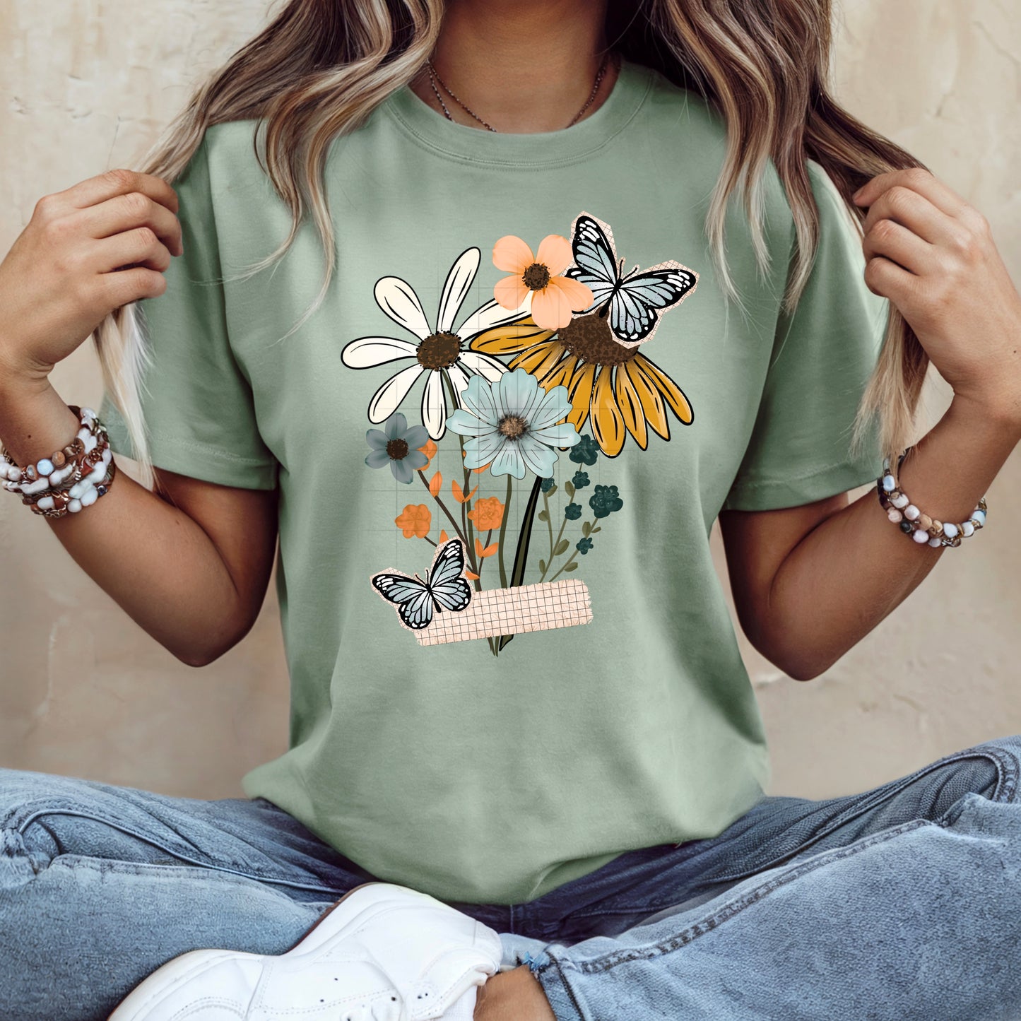 Flower Bouquet-Ready to Press Transfer
