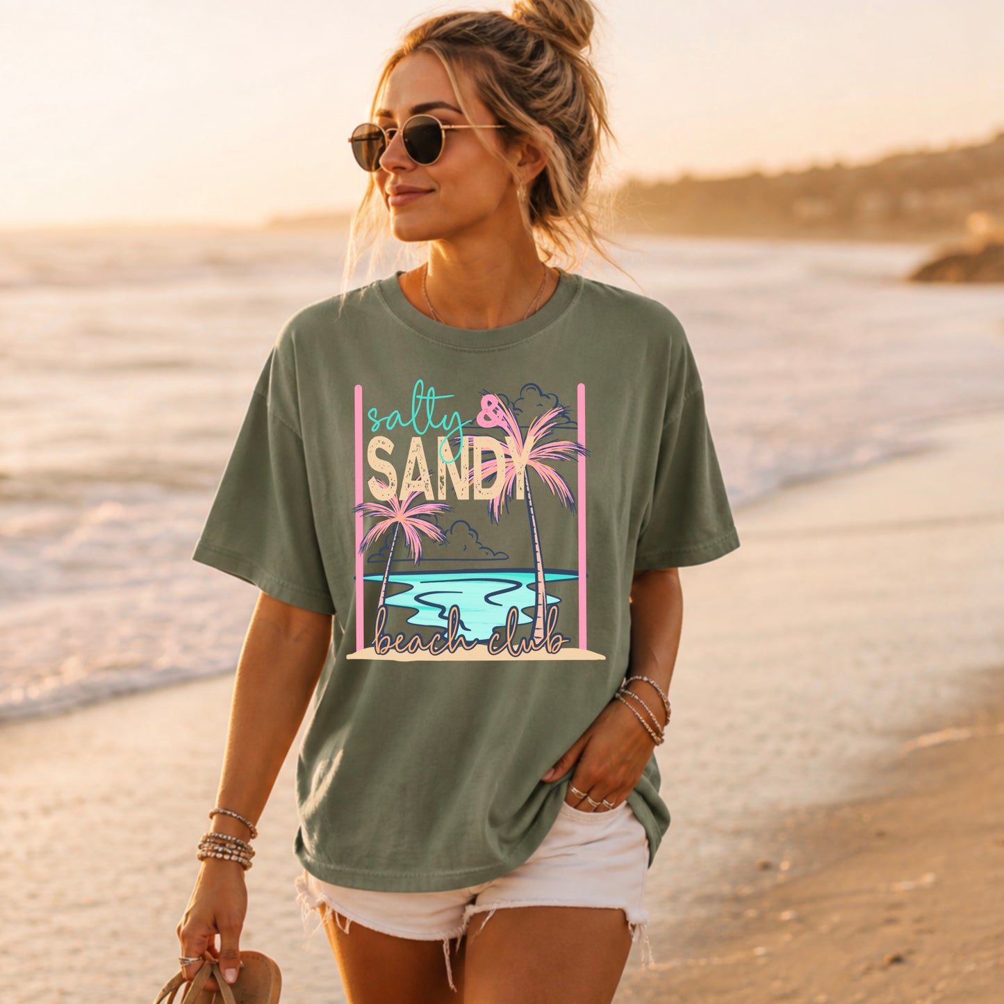 Salty Sandy Beach Club-Ready to Press Transfer