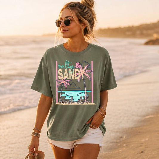 Salty Sandy Beach Club-Ready to Press Transfer
