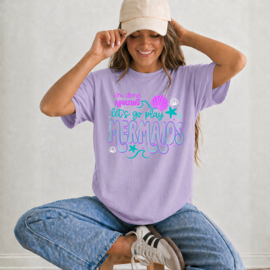 Let's Play Mermaids-Ready to Press Transfer