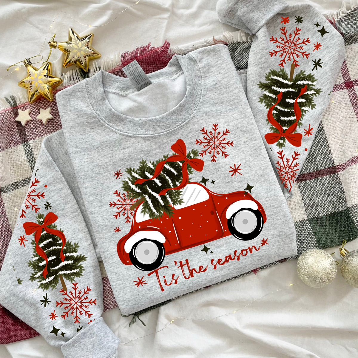 Tis the Season Red Car-Ready to Press Transfer