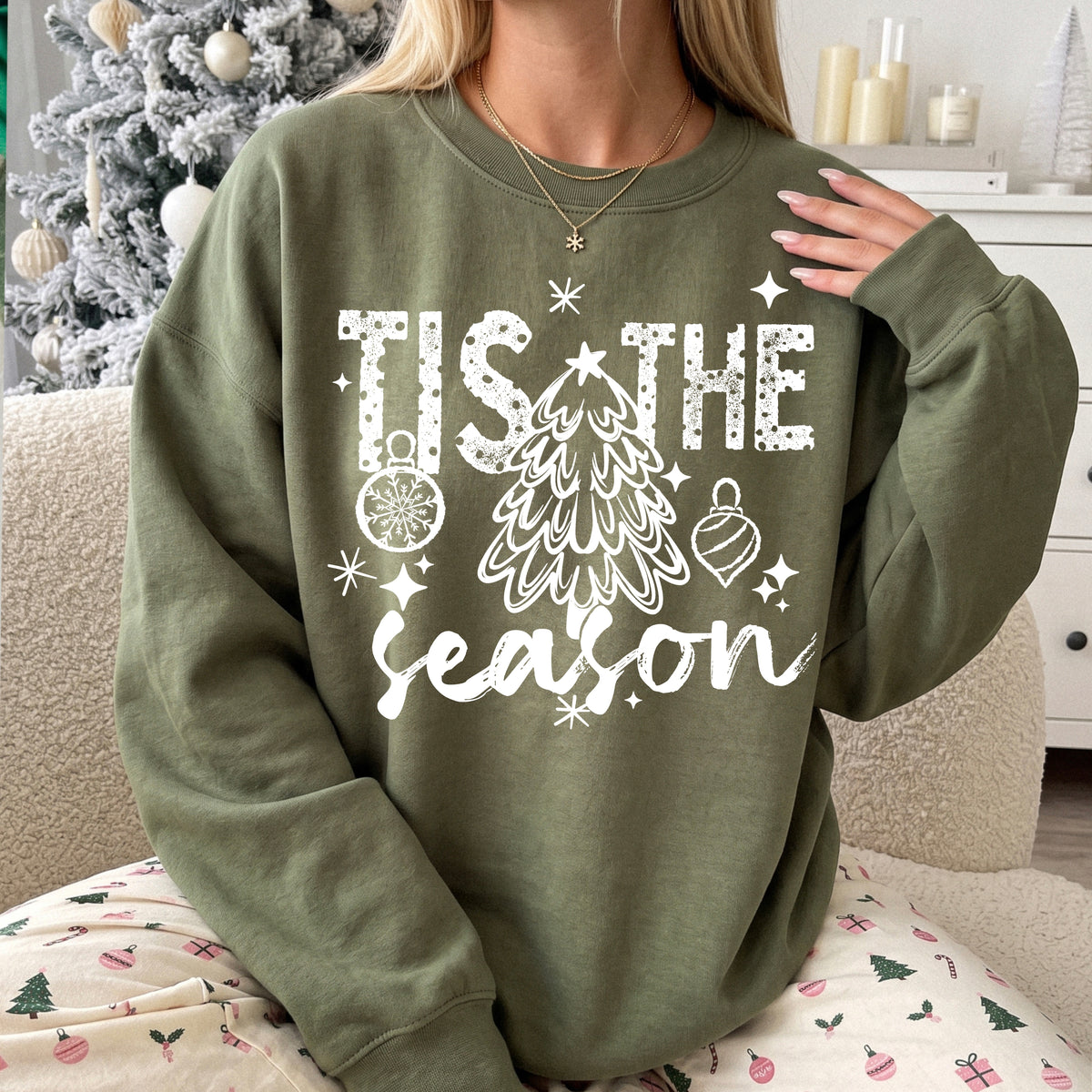 Tis the Season White-Ready to Press Transfer