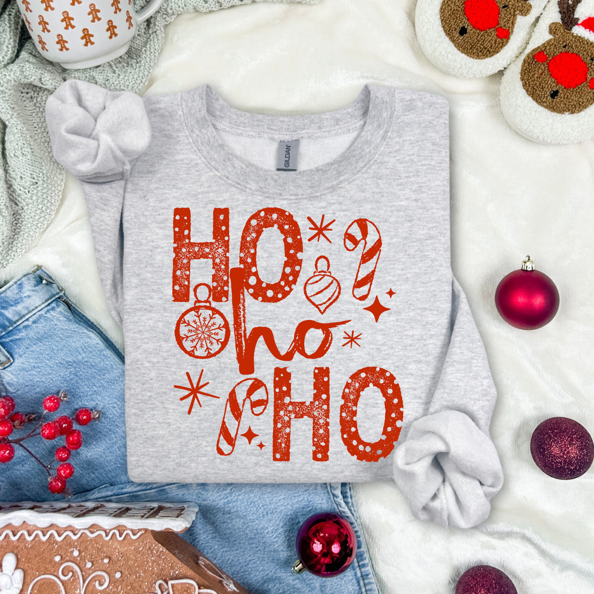 Ho Ho Ho Red-Ready to Press Transfer