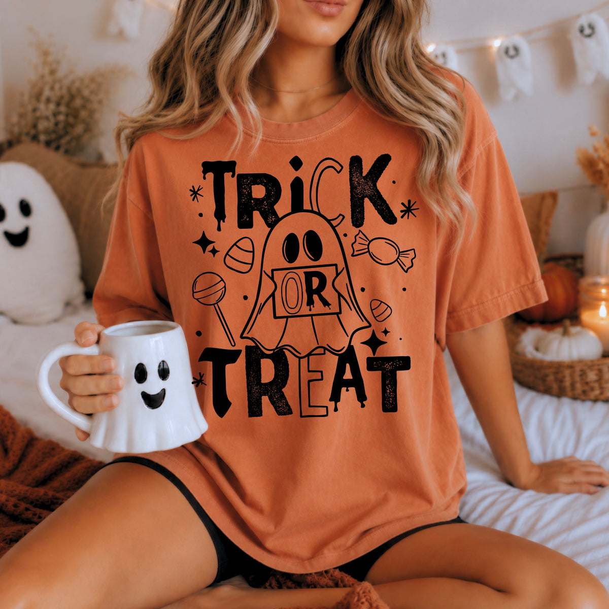 Trick or Treat Black-Ready to Press Transfer
