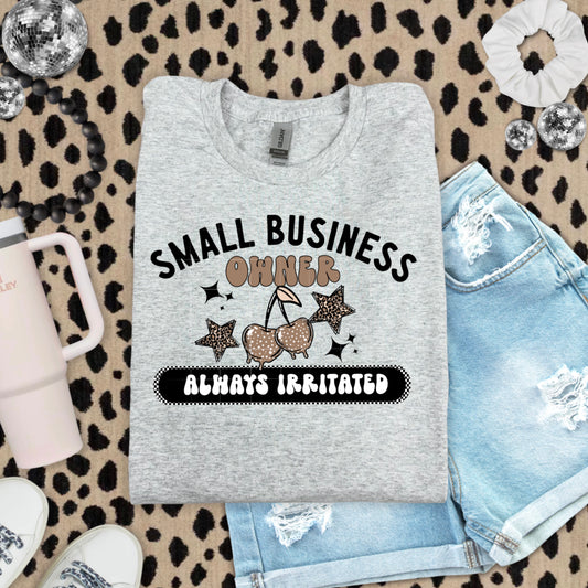 Small Business Always Irritated-Ready to Press Transfer
