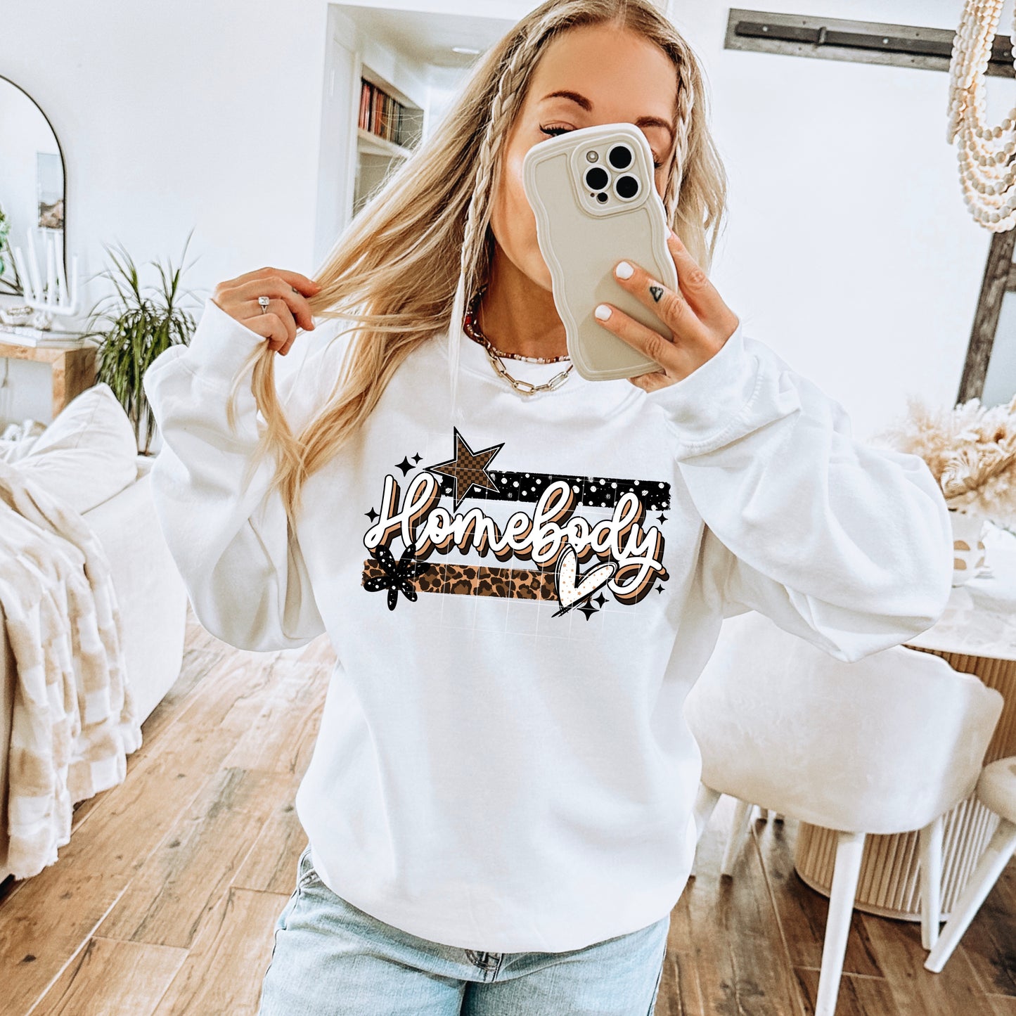 Homebody Black Stars-Ready to Press Transfer