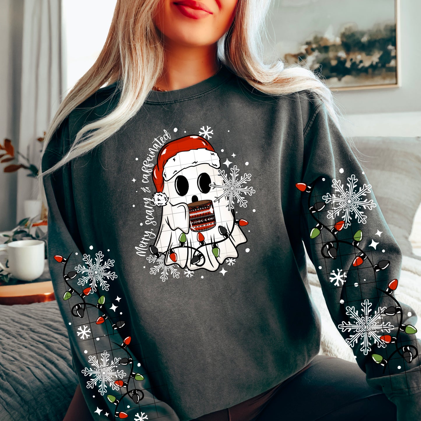 Merry Scary Caffeinated-Ready to Press Transfer