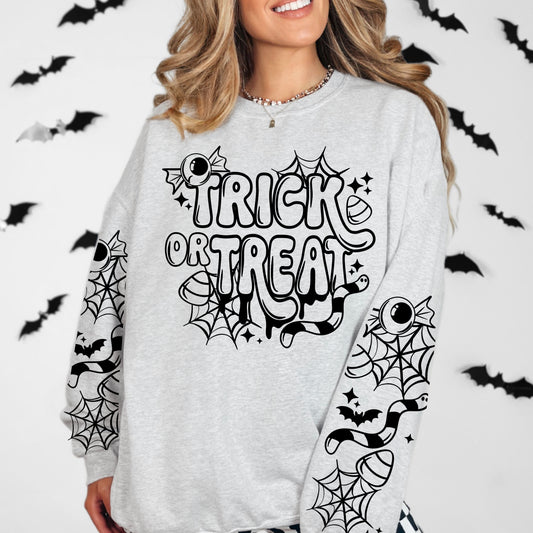 Trick or Treat Black-Ready to Press Transfer