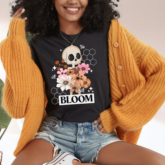 Bloom White Honeycomb-Ready to Press Transfer