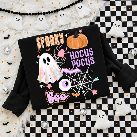 Spooky Quote Collage-Ready to Press Transfer