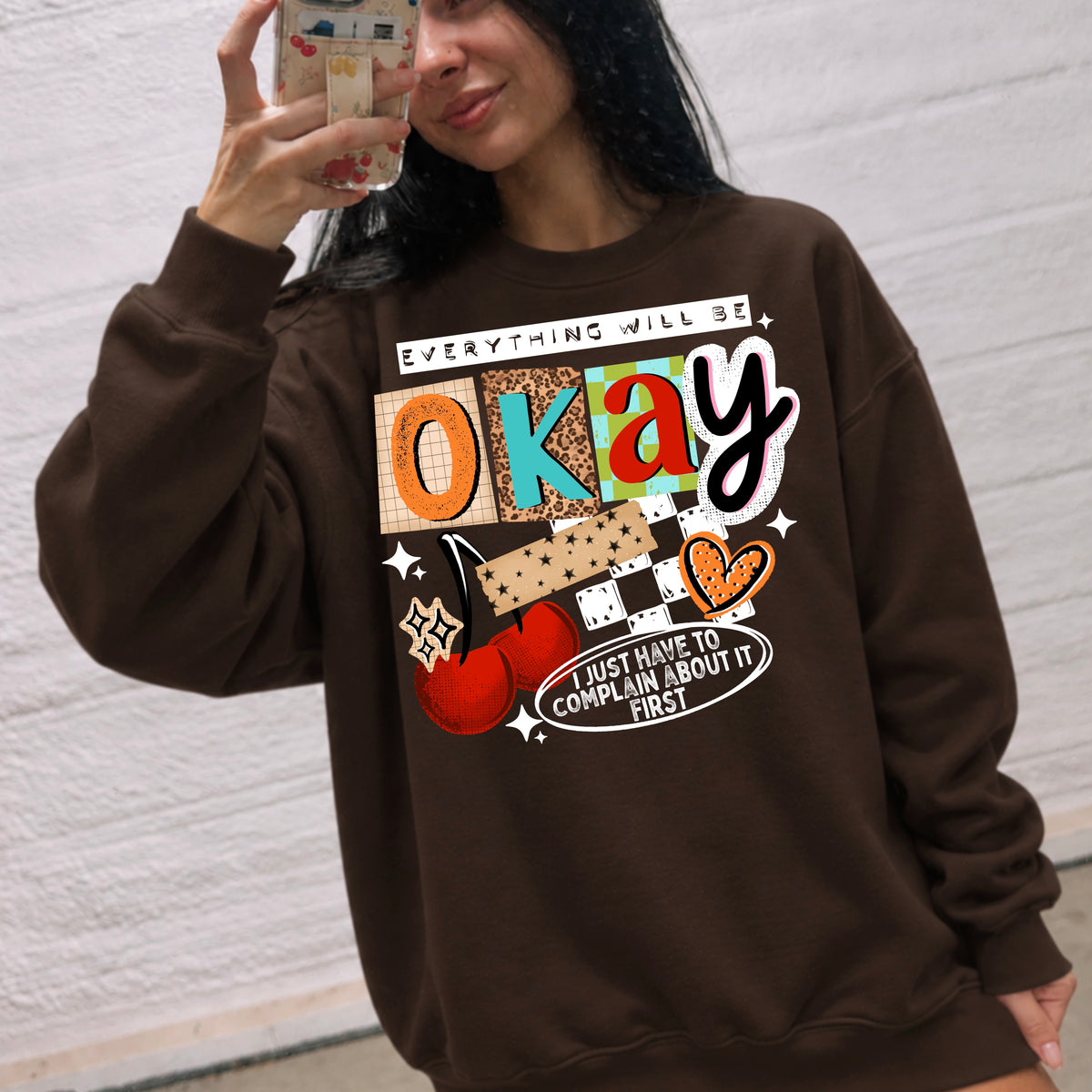 Everything Will Be Okay White-Ready to Press Transfer