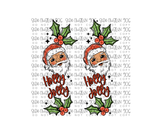 Santa Sleeve Light Skin Tone-Ready to Press Transfer