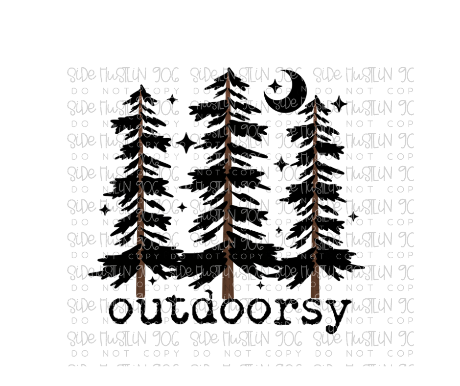 Outdoorsy-Ready to Press Transfer