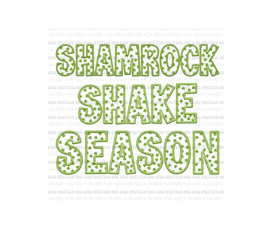 Shamrock Shake Season-Ready to Press Transfer