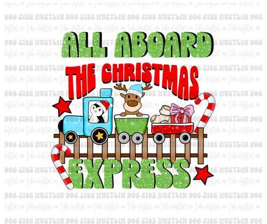 Christmas Express-Ready to Press Transfer