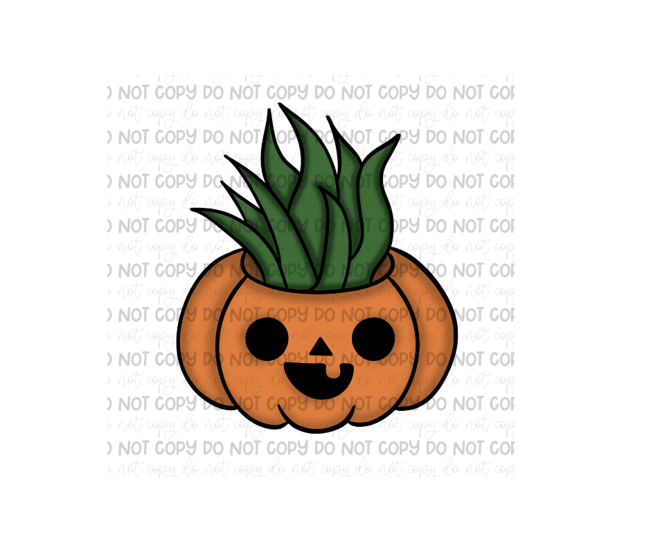 Pumpkin Plant-Ready to Press Transfer