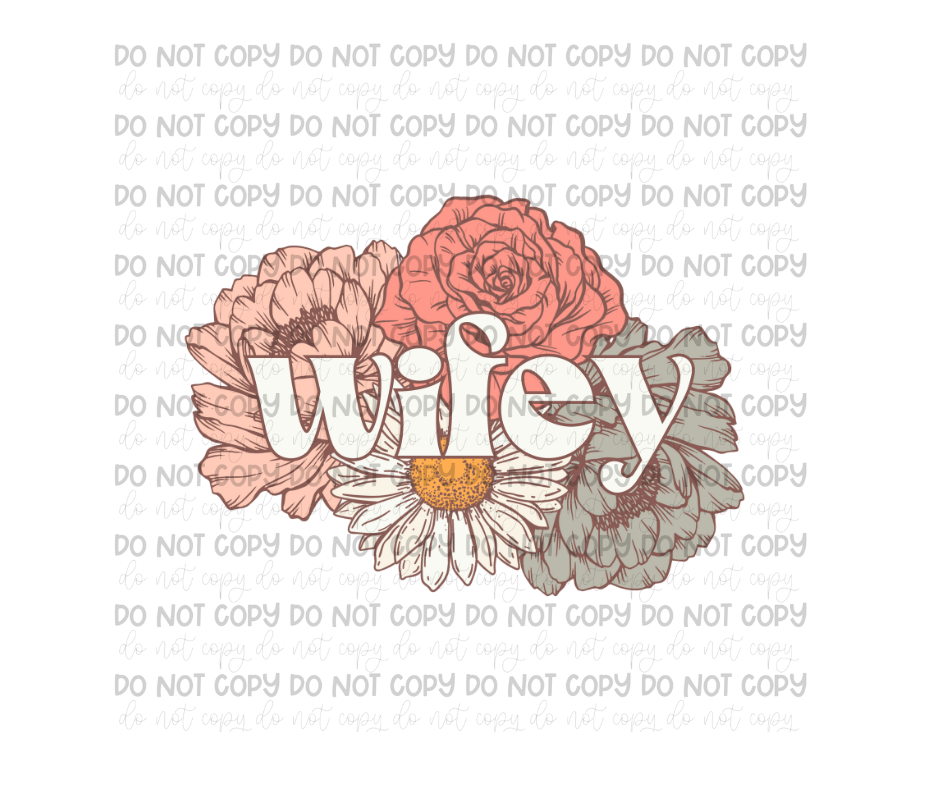 Vintage Wifey-Ready to Press Transfer