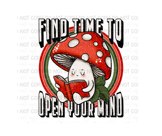 Red Mushroom-Ready to Press Transfer