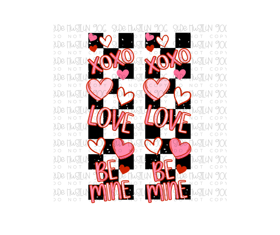 Xoxo Love Be Mine Sleeve-Ready to Press Transfer