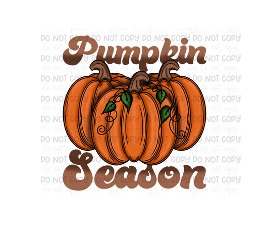 Pumpkin Season orange -Ready to Press Transfer