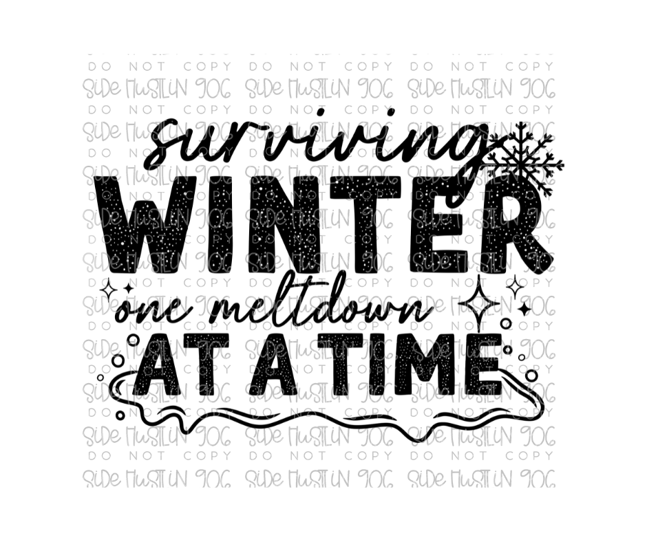 Surviving Winter-Ready to Press Transfer