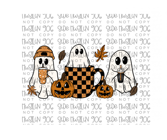 Fall Ghosties-Ready to Press Transfer