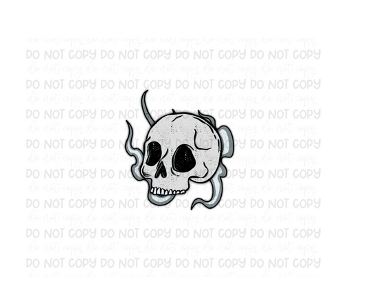 Emo Skull-Ready to Press Transfer