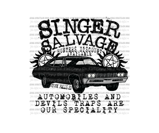 Singer Salvage-Ready to Press Transfer