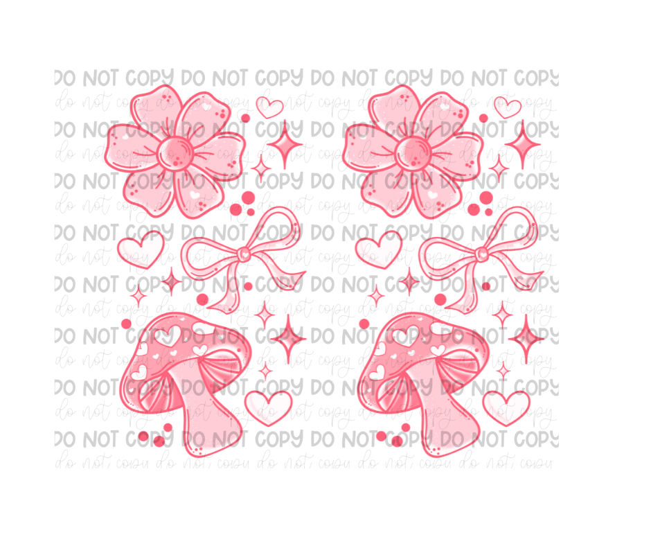 Valentine Doodles SLEEVES-Ready to Press Transfer