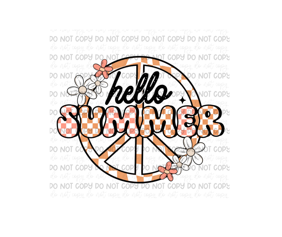 Hello Summer-Ready to Press Transfer