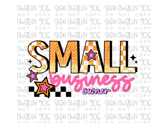 Colorful Small Business-Ready to Press Transfer