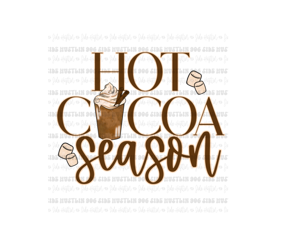 Hot Cocoa Season-Ready to Press Transfer