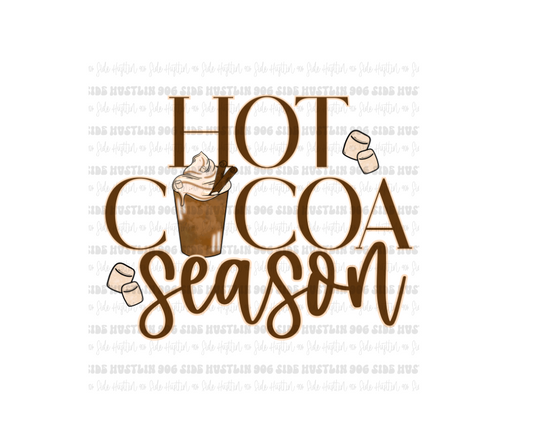 Hot Cocoa Season-Ready to Press Transfer