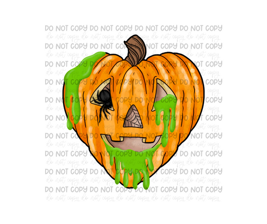 Slime Pumpkin-Ready to Press Transfer