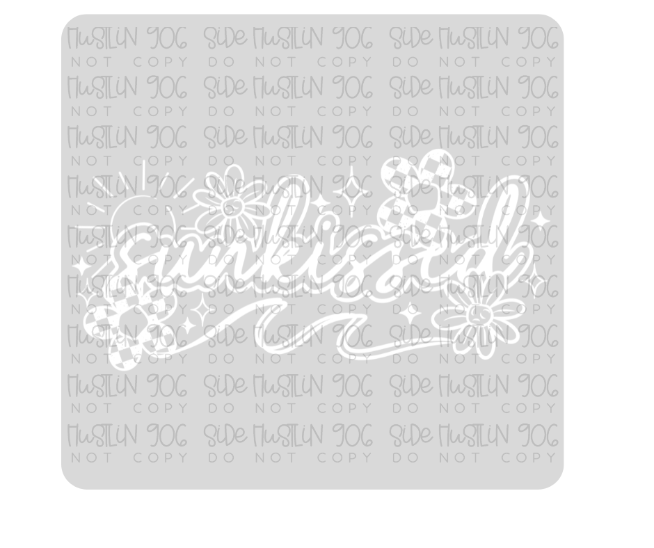 Sunkissed Single Color White-Ready to Press Transfer