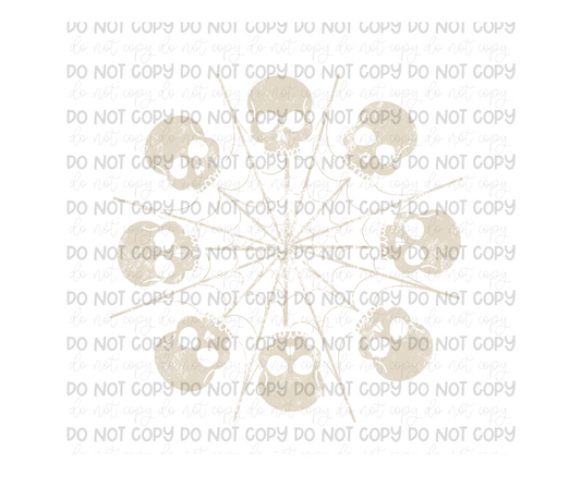 Skull Snowflake-Ready to Press Transfer