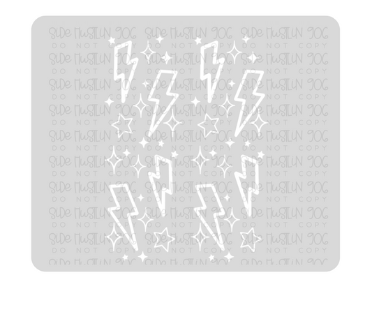 Tired Moms white Sleeves-Ready to Press Transfer