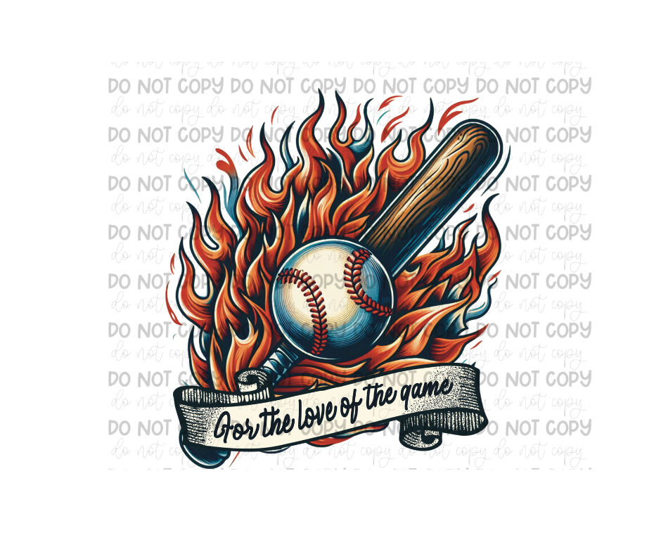 For the Love of the Game baseball-Ready to Press Transfer