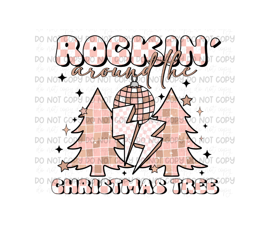 Rockin Around Christmas-Ready to Press Transfer