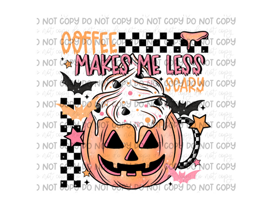 Coffee Scary-Ready to Press Transfer