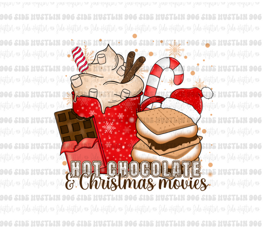 Hot Chocolate & Christmas Movies-Ready to Press Transfer