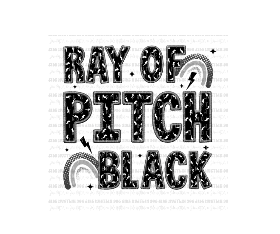 Ray of Pitch Black-Ready to Press Transfer