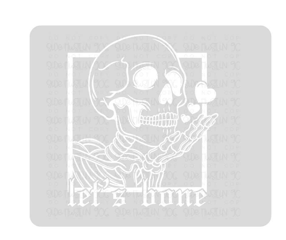Bone white-Ready to Press Transfer