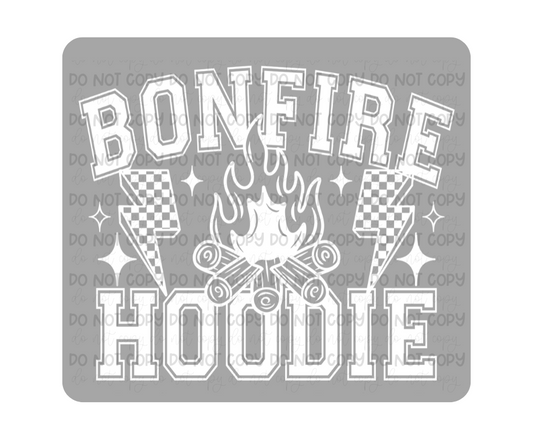 Bonfire Hoodie white-Ready to Press Transfer