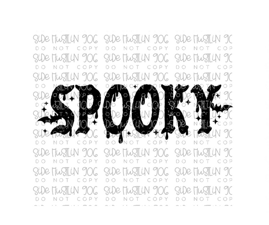 Spooky Black-Ready to Press Transfer