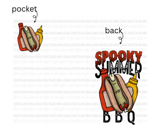 Spooky Summer BBQ-Ready to Press Transfer