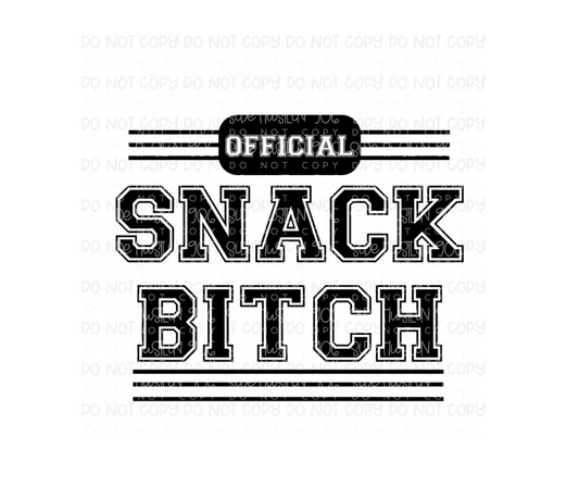 Official Snack Bitch-Ready to Press Transfer