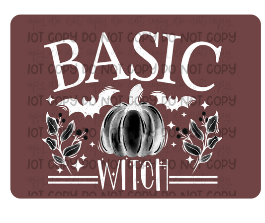 Basic Witch white-Ready to Press Transfer